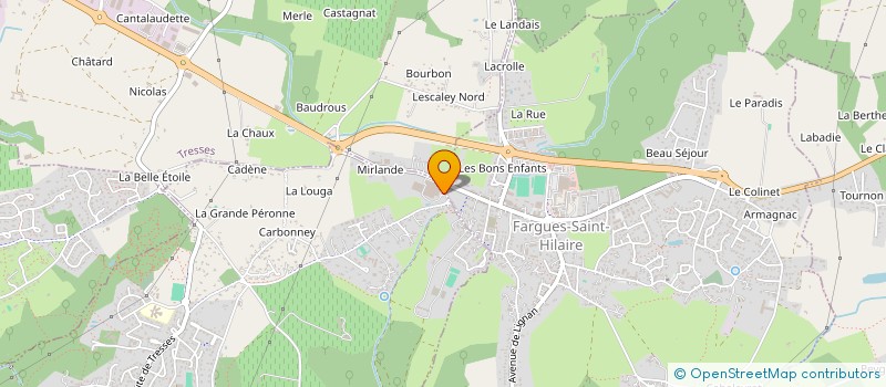 localisation de l'entreprise SCI LES FONTANIQUES  CARIGNAN-DE-BORDEAUX