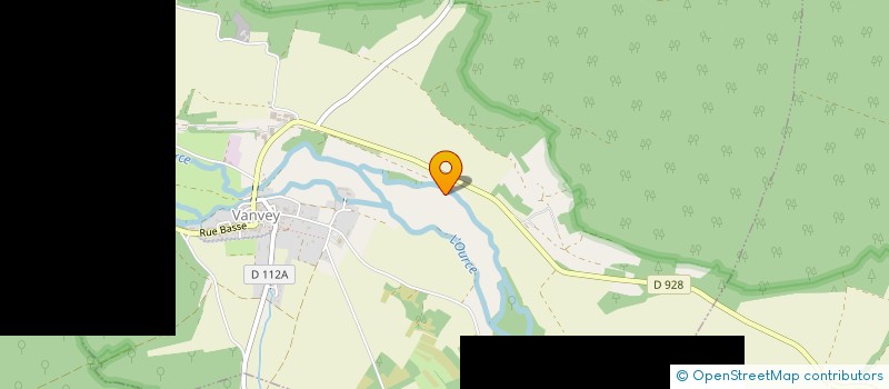 localisation de l'entreprise SCI LES FONTENIS  VANVEY