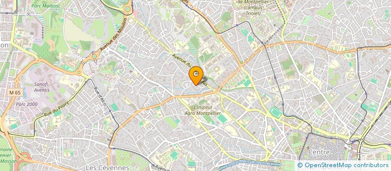 localisation de l'entreprise SCI LES FORETS DE MURLES à MONTPELLIER