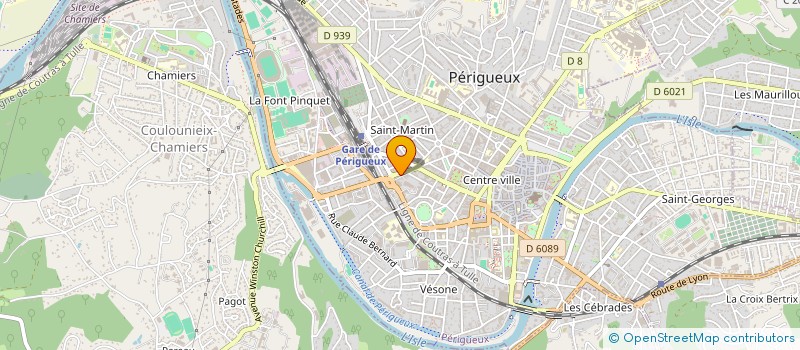 localisation de l'entreprise SCI LES FORGERONS à PERIGUEUX