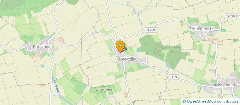 localisation de l'entreprise SCI LES FORGERONS  GEISWILLER-ZBERSDORF