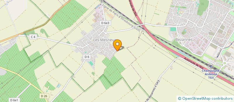 localisation de l'entreprise SCI LES FORGES  LES MESNEUX