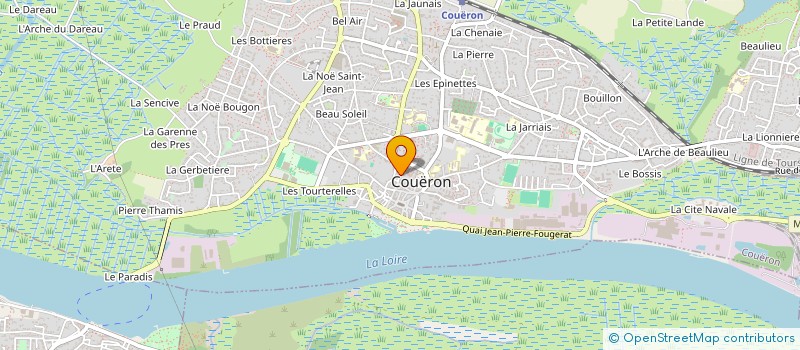 localisation de l'entreprise SCI LES FORGES à COUERON