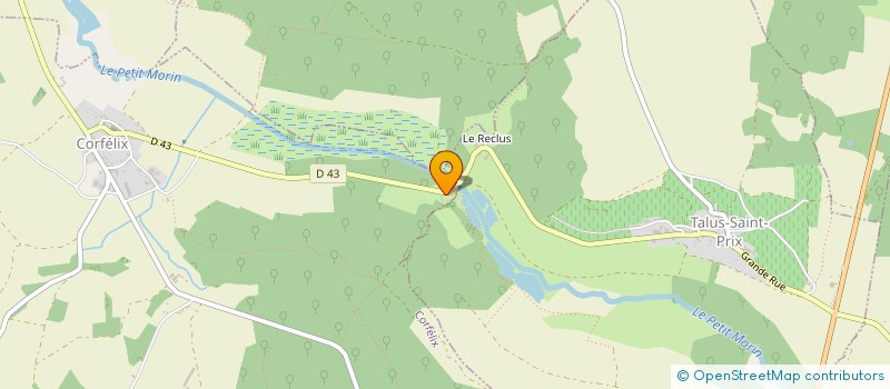 localisation de l'entreprise SCI LES FORGES  CORFELIX