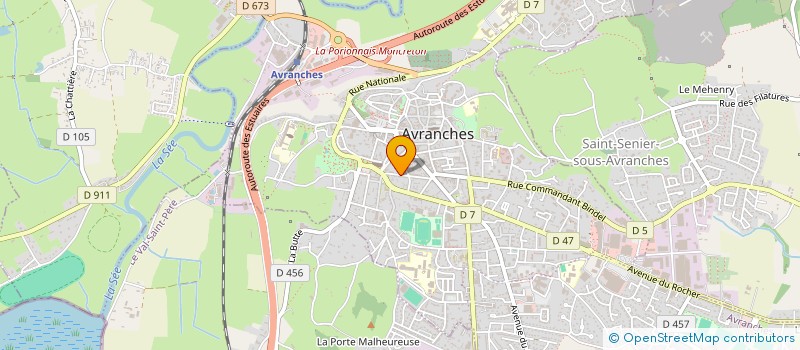 localisation de l'entreprise SCI LES FORGES EN B  AVRANCHES