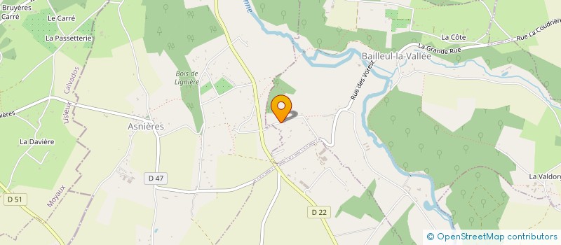 localisation de l'entreprise SCI LES FORRIERES  BAILLEUL-LA-VALLEE