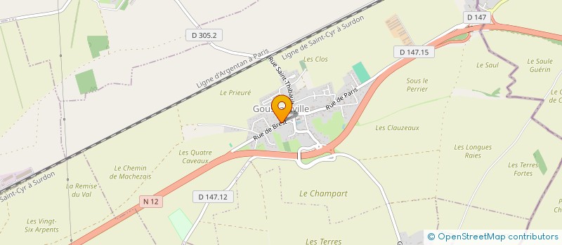 localisation de l'entreprise SCI LES FOSSES à GOUSSAINVILLE