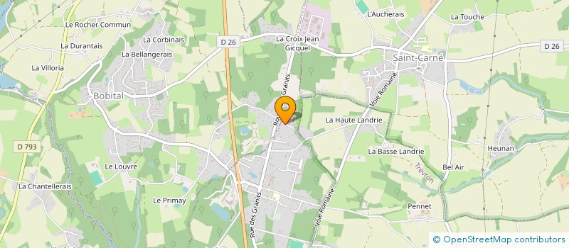 localisation de l'entreprise SCI LES FOSSES  LE HINGLE