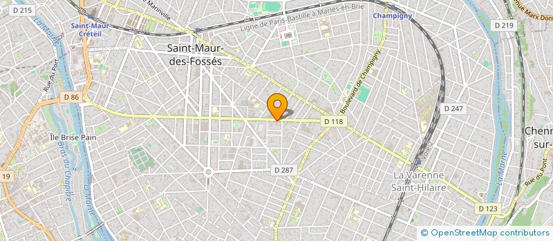 localisation de l'entreprise SCI LES FOSSES DE SAINT-MAUR à SAINT-MAUR-DES-FOSSES