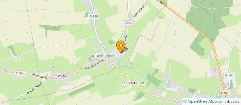 localisation de l'entreprise SCI LES FOSSES DU CHATEAU  CREQUY