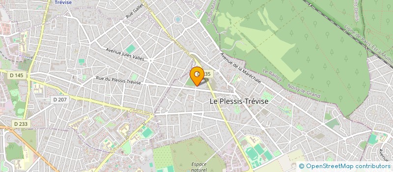 localisation de l'entreprise SCI LES FOUGERES à LE PLESSIS-TREVISE