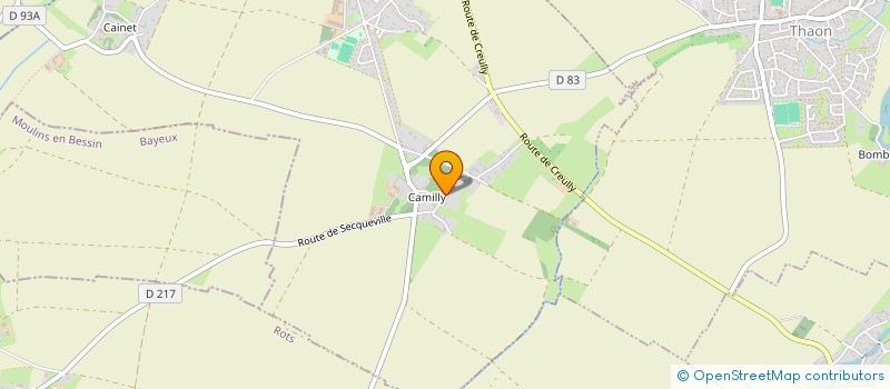 localisation de l'entreprise SCI LES FOUGERES  LE FRESNE-CAMILLY