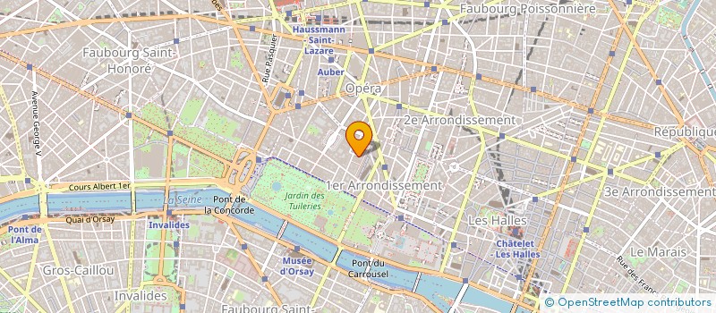 localisation de l'entreprise SCI LES FOUGERES à PARIS