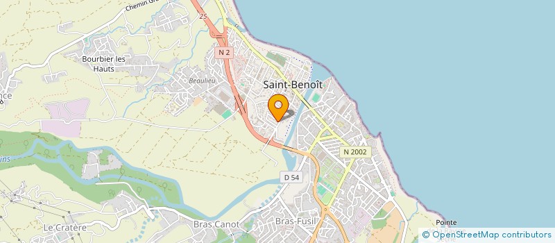 localisation de l'entreprise SCI LES FOUGERES à SAINT-BENOIT