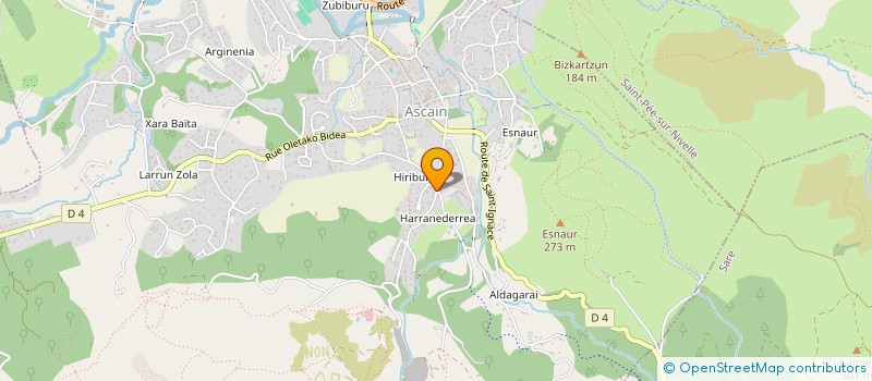 localisation de l'entreprise SCI LES FOUGERES à SARE