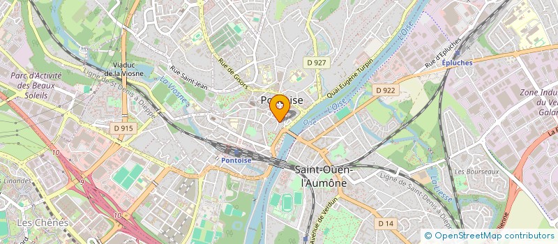 localisation de l'entreprise SCI LES FOUGERES  PONTOISE