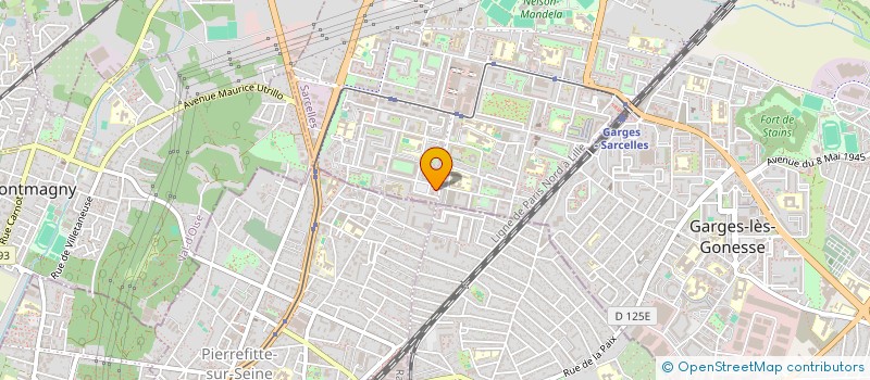 localisation de l'entreprise SCI LES FOURCHES à SARCELLES