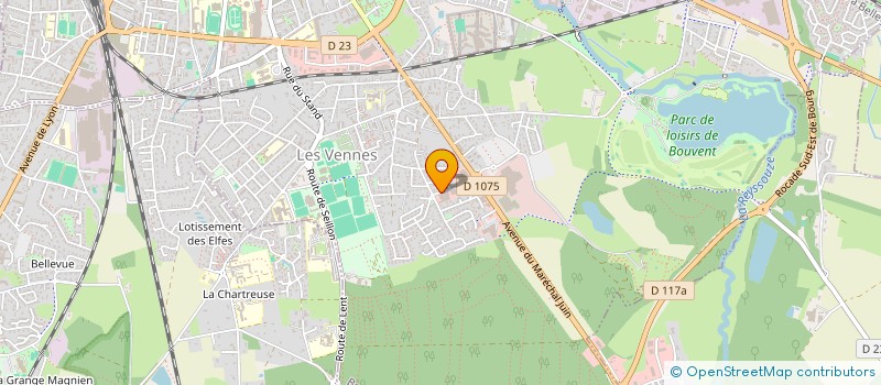 localisation de l'entreprise SCI LES FOURCHES à BOURG-EN-BRESSE