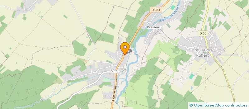 localisation de l'entreprise SCI LES FOURMIS  VERT