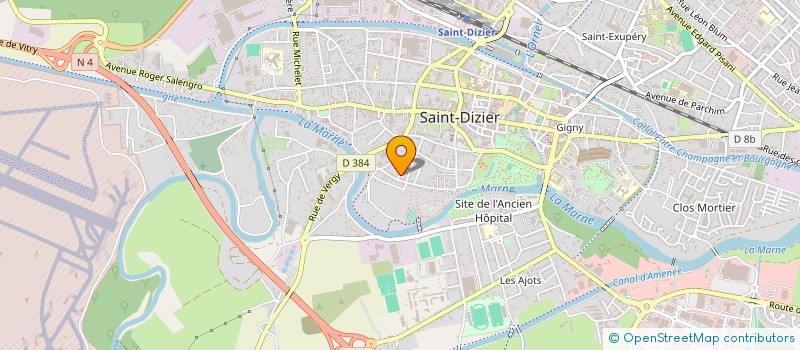 localisation de l'entreprise SCI LES FOURMIS à SAINT-DIZIER