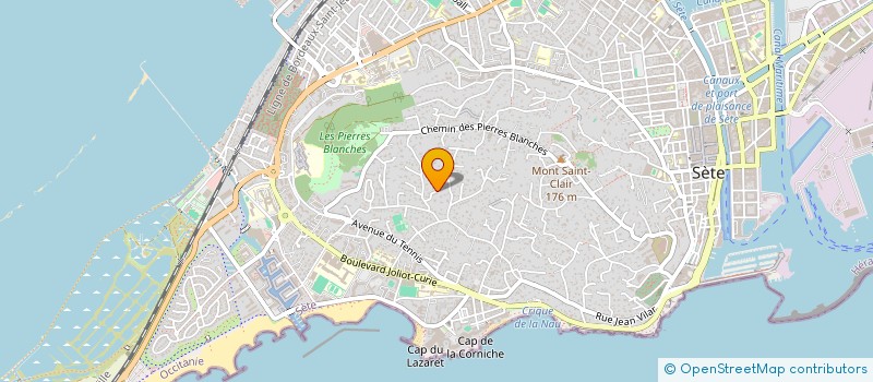 localisation de l'entreprise SCI LES FOURMIS  SETE