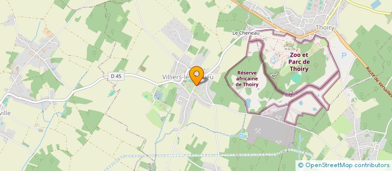 localisation de l'entreprise SCI LES FOURNEAUX  VILLIERS-LE-MAHIEU