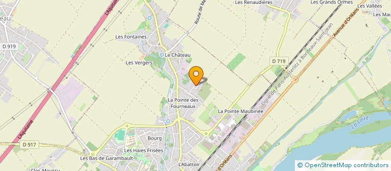 localisation de l'entreprise SCI LES FOURNEAUX  BEAUGENCY