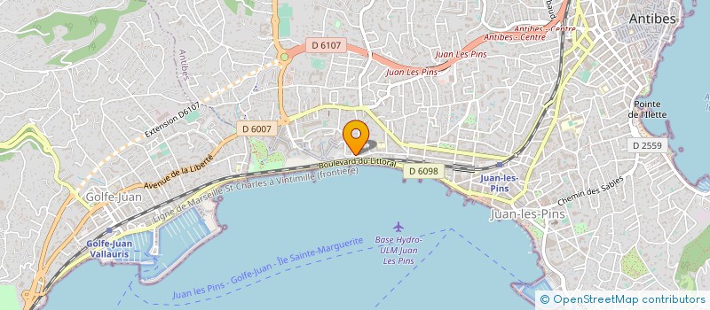 localisation de l'entreprise SCI LES FOURNES à ANTIBES