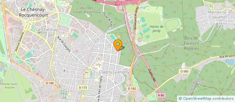 localisation de l'entreprise SCI LES FOURTELLES à VERSAILLES