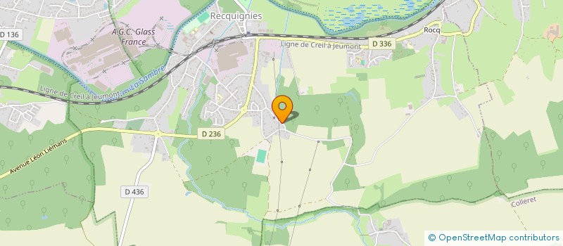 localisation de l'entreprise SCI LES FOYAUX à RECQUIGNIES