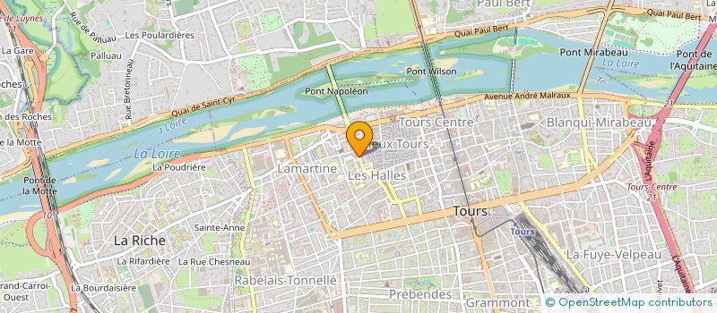 localisation de l'entreprise SCI LES FRAGONS  TOURS