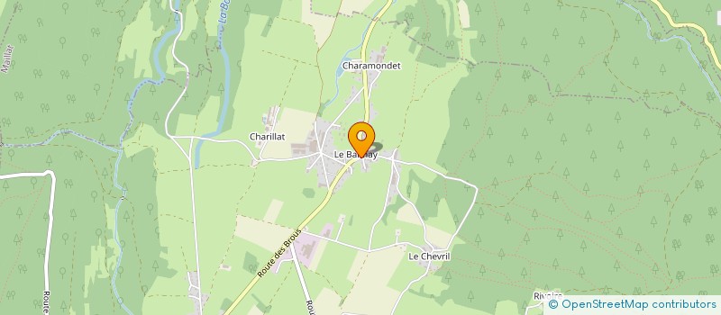 localisation de l'entreprise SCI LES FRAMBOISIERS  VIEU-D'IZENAVE