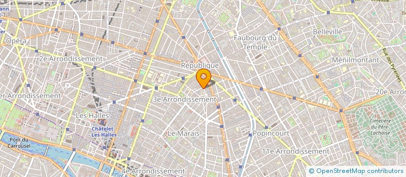 localisation de l'entreprise SCI LES FRANCIADES  PARIS