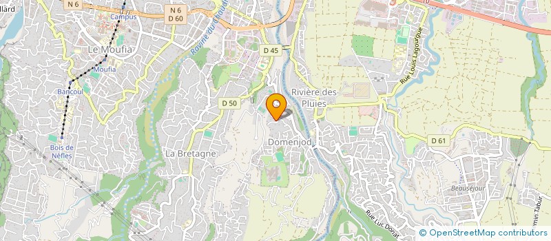 localisation de l'entreprise SCI LES FRANGINES à SAINT-DENIS