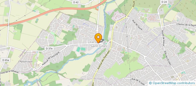 localisation de l'entreprise SCI LES FRANGINES  LA SALVETAT-SAINT-GILLES