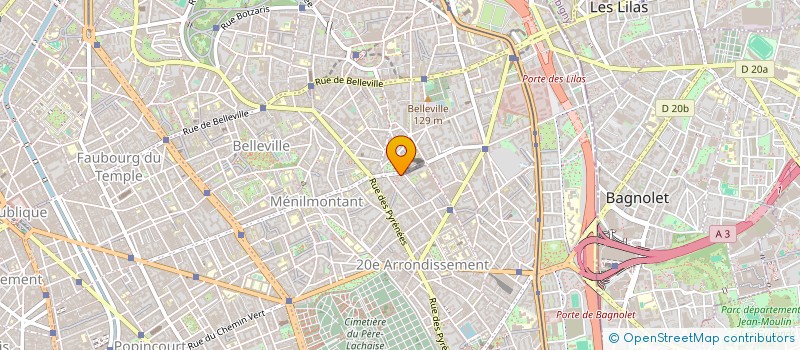 localisation de l'entreprise SCI LES FRANGINES  PARIS