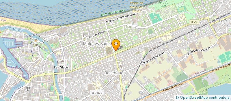 localisation de l'entreprise SCI LES FRANGINES à DUNKERQUE