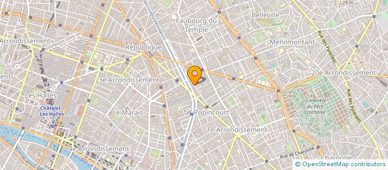 localisation de l'entreprise SCI LES FRANGINS  PARIS