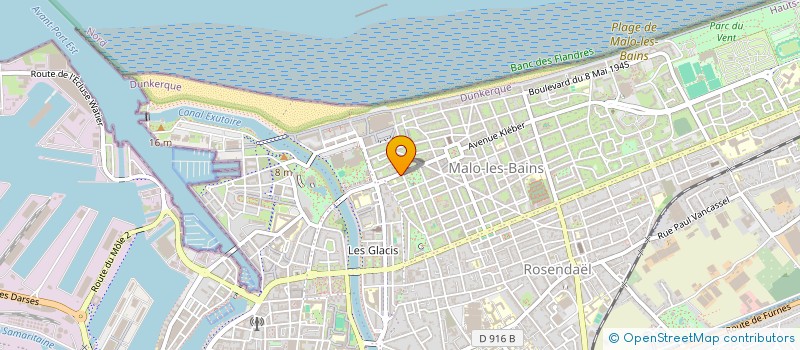 localisation de l'entreprise SCI LES FRANGINS à DUNKERQUE