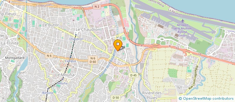 localisation de l'entreprise SCI LES FRANGIPANIERS à SAINT-DENIS