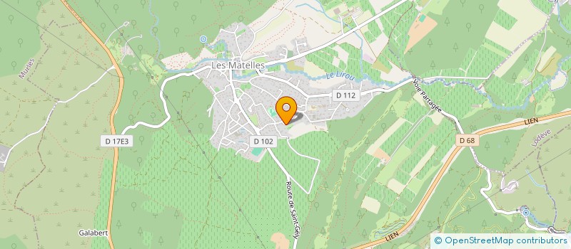 localisation de l'entreprise SCI LES FRELONS  LES MATELLES