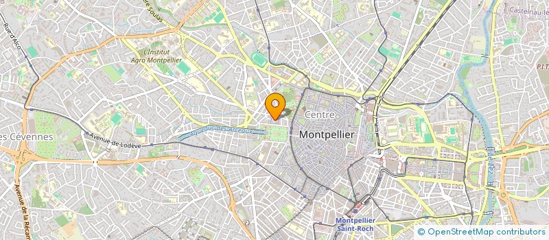 localisation de l'entreprise SCI LES FRENES à MONTPELLIER