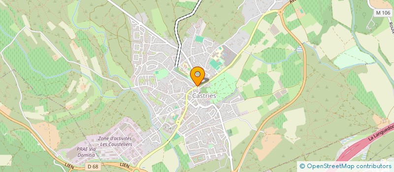 localisation de l'entreprise SCI LES FRENES  SAUSSINES