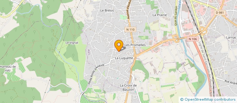 localisation de l'entreprise SCI LES FRENES  ALES