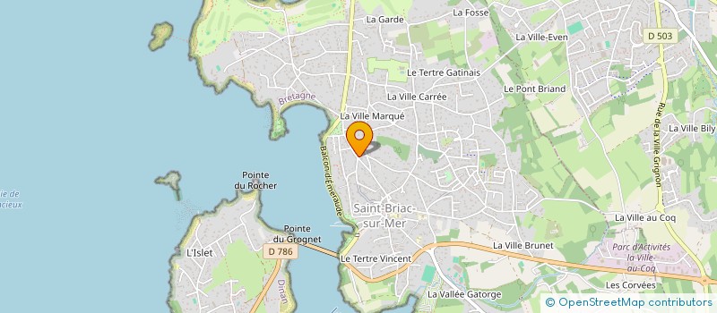 localisation de l'entreprise SCI LES FRENES  SAINT-BRIAC-SUR-MER