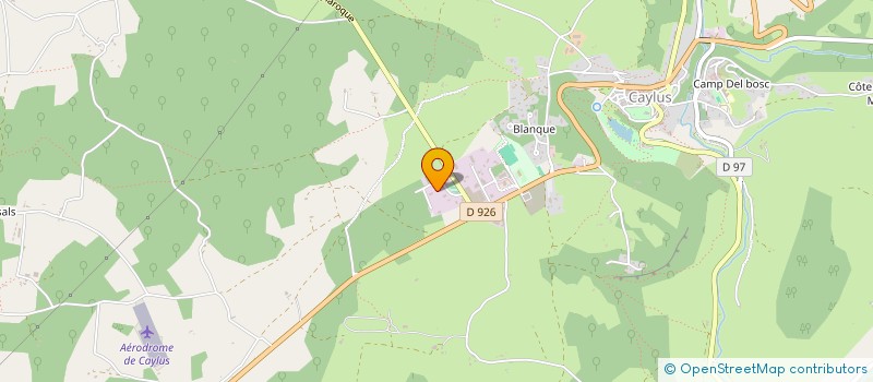 localisation de l'entreprise SCI LES FRENES  CAYLUS