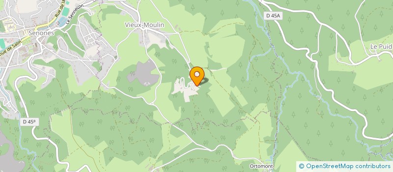 localisation de l'entreprise SCI LES FRENOTS  VIEUX-MOULIN