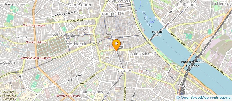 localisation de l'entreprise SCI LES FRERES  BORDEAUX