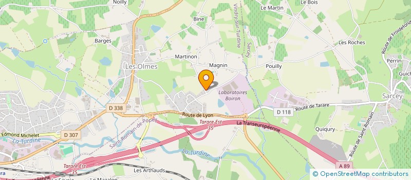 localisation de l'entreprise SCI LES FRERES  SAINT-FORGEUX