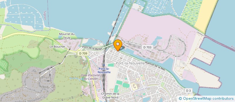 localisation de l'entreprise SCI LES FRERES  PORT-LA-NOUVELLE